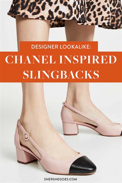 slingback chanel replica|Chanel cap toe slingback dupe.